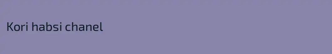 Kori habsi chanel